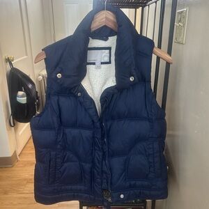 Old Navy Cream Sherpa Vest